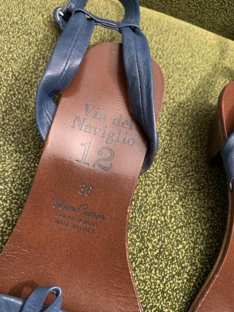 Kožené sandálky, 36