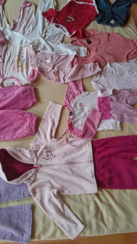 Balík oblečenia 74/80, 68–80