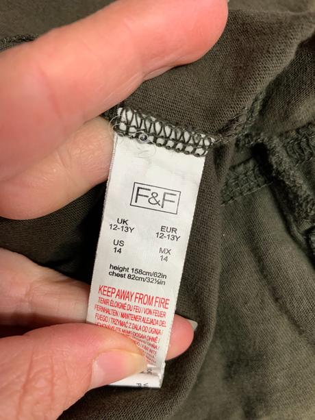 Maskáčové tričko, f&f,158