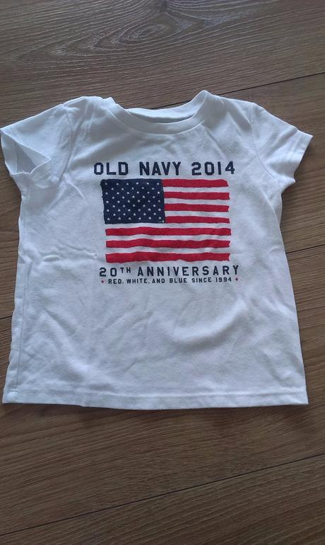 Tričko s americkou vlajkou, old navy,92