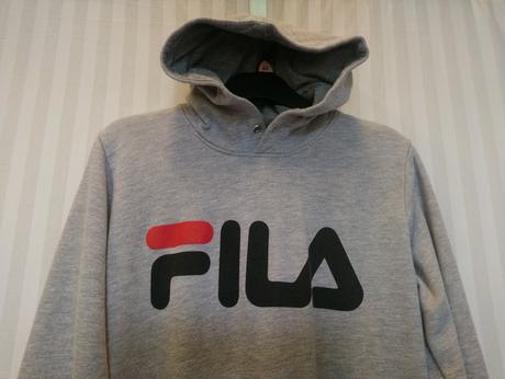 Pánska sivá mikina klokanka, fila, s, fila,s