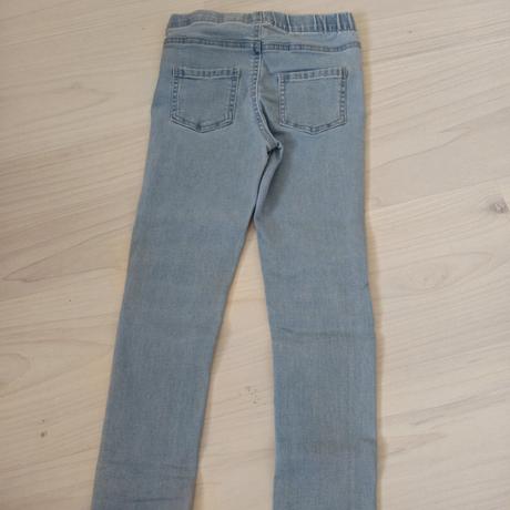 Jahodové skinny jeans, pepco,122