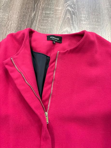 Reserved damsky prechodny cyklamenovy kabat m, reserved,m