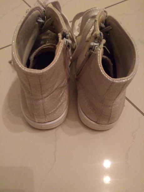 Dievčenské tenisku strieborné f&f, f&f,38