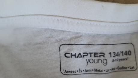 Tričko/nátelník velk. 134/140, chapter young,134