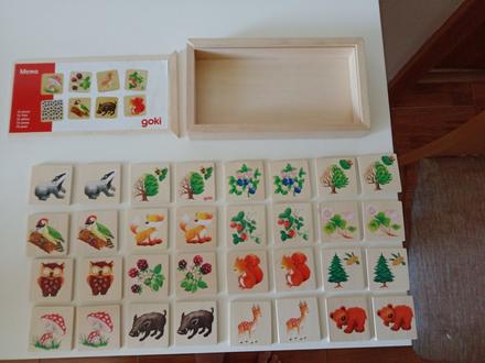 Drevené pexeso zn.goki-les,