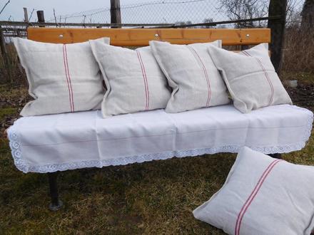 Ľanové vankúše nové,, 