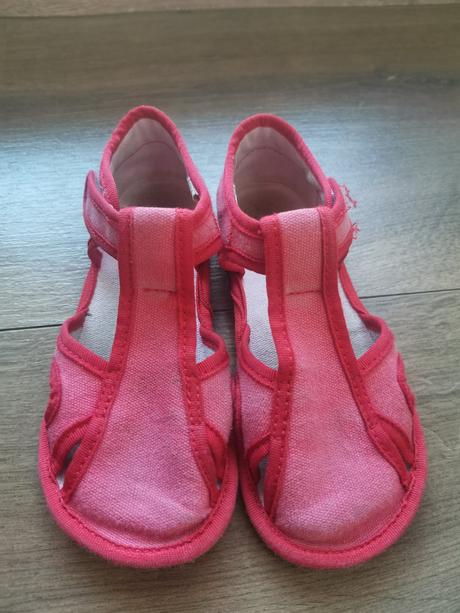 Barefoot papučky ef cervene, 29