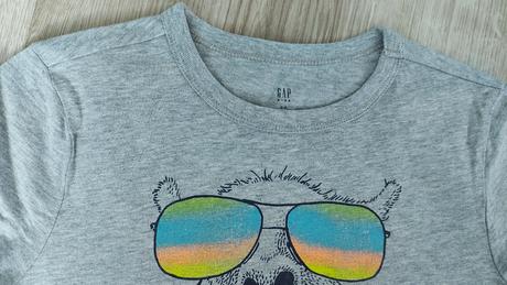 Bavlnené tričko 6-7r., gap,122