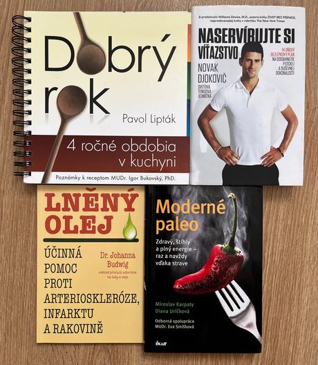 Knihy - zdravie, varenie,