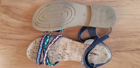 Sandále, deichmann,36