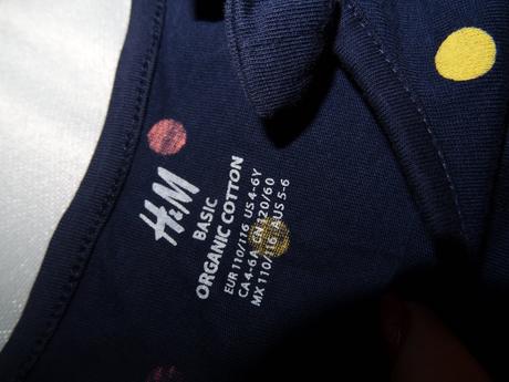 Trička 3 ks, h&m,110