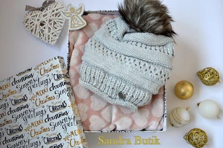 Čiapočka s visiacou bambuľkou zateplená, l - xxxl