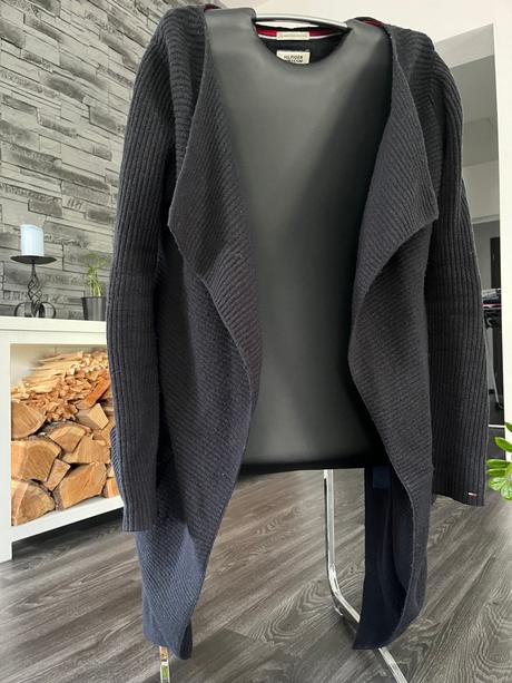 Čierny kardigán tommy hilfiger, tommy hilfiger,s