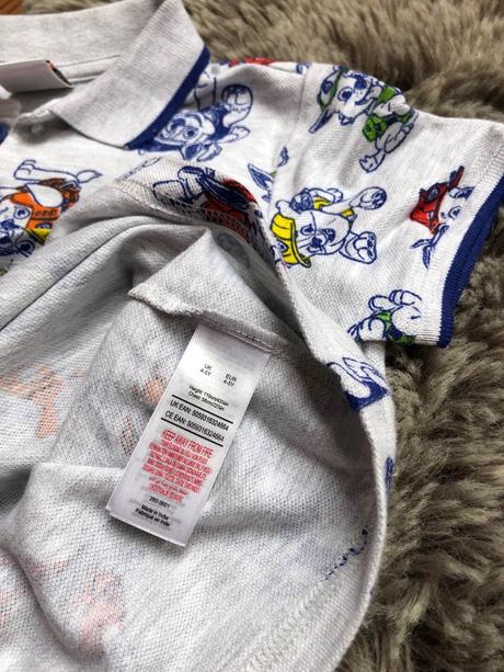 Tričko s golierom paw patrol, f&f,110