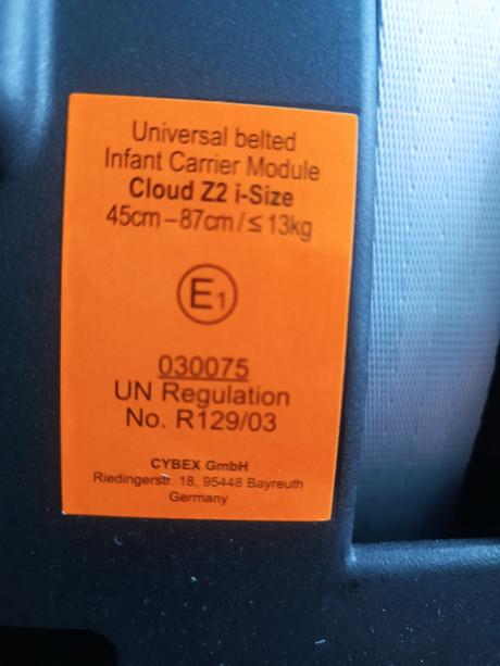 Cybex cloud z2-i size autosedačka/vajíčko, cybex