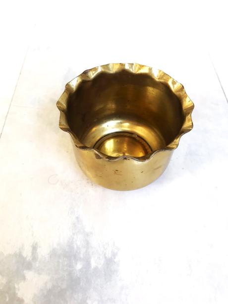 Mosadzná stará miska,