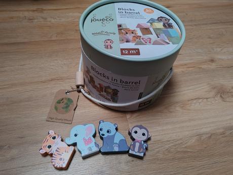 Joueco drevene kocky v krabici, 