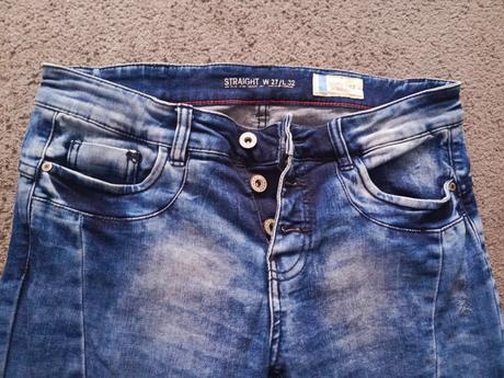 Dámske rifle veľ. l, denim,l