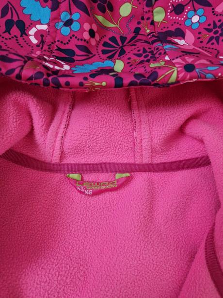 Softshelova bunda 140/146 lewro kvety, lewro,140