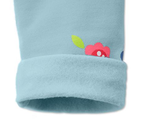 Dievčenské tepláčiky s kvietkami, tcm,86 / 92 / 98 / 104