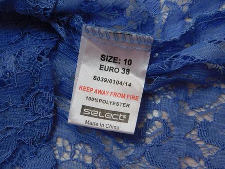 Pekny čipkovany top, select,38