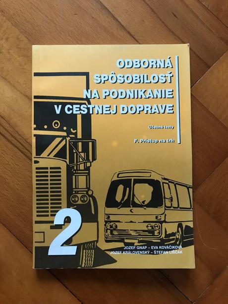 Odborná spôsobilosť na podnik. v cestnej doprave,