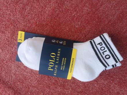 Ralph lauren ponožky 3 páry 36-42, ralph lauren,36 - 42