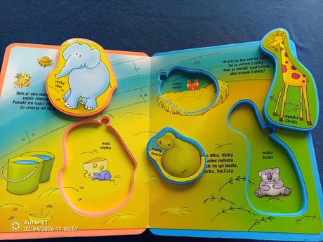 Noemova archa - kniha aktivít, penová kniha s vkla, 