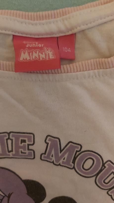 Tričko minnie fialové 104, disney,104
