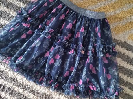 Tylová kvetinková sukňa, coccodrillo,122