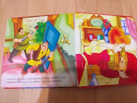 Detská knižka červená čiapočka, 