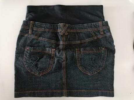 Tehotenská riflova sukňa, c&a,m