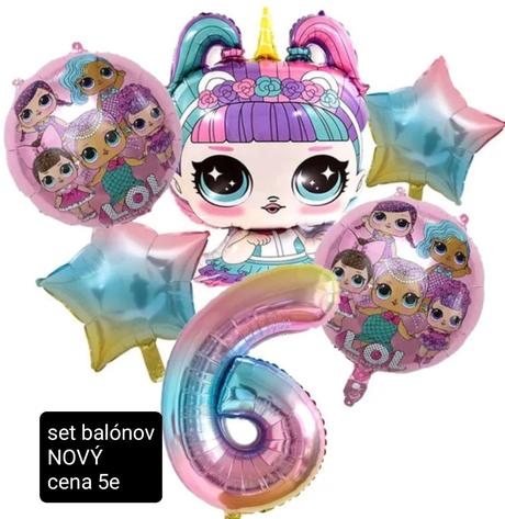 L.o.l párty dekorácie, 