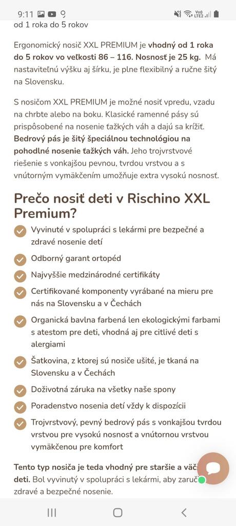 Nosič rischino, rischino