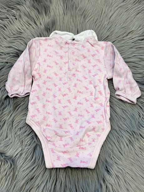 Dievčenské body s golierom a zajačikmi (62), ergee,62