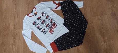 Dámske bavlnené pyžamo minnie a mickey, l / m / s / xl / xs