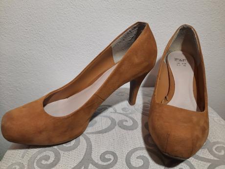 Semišové lodičky, f&f,40