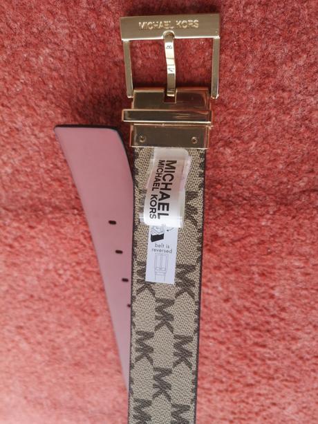 Michael kors dámsky obojstranný opasok veľkosť l, michael kors