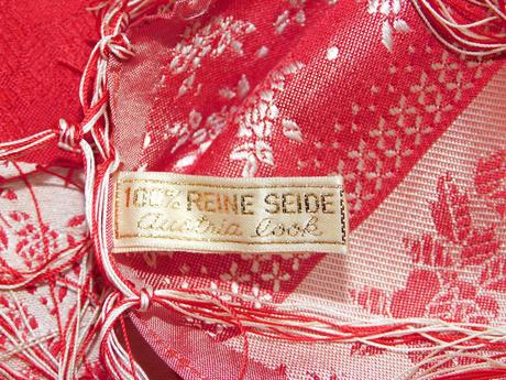 Austria look trachten hodvabna šatka ku kroju, l