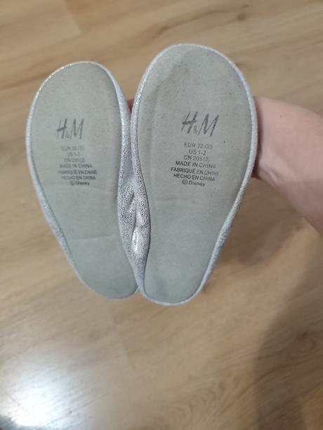 Balerínky papuče elza, h&m,32