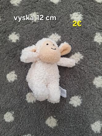Mini plysova ovecka so zvukom z tchiba, 
