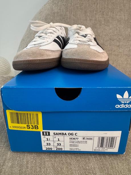 Detske adidas samba tenisky ako nové, adidas,33