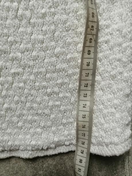 Nežné maslovobiele pletené minišaty, v s-m, s