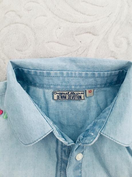 Dievčenská bluzka, original marines,134