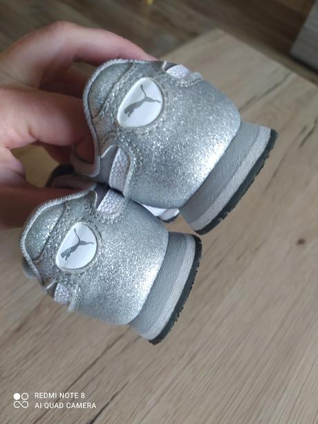 Strieborné puma tenisky, puma,23