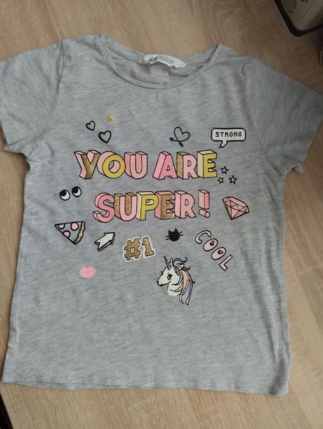 Tričko 122/128, h&m,122