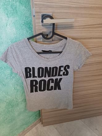 Tričko blondes rock, s