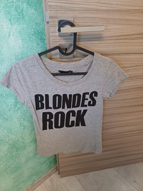 Tričko blondes rock, s