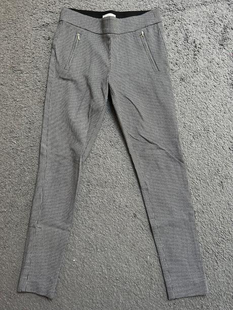 Nohavice kockované, h&m,36